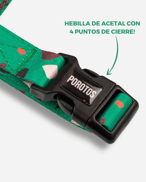 Pretal Doble Agarre Rocky Verde